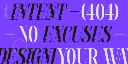 Rahext Font Poster 3