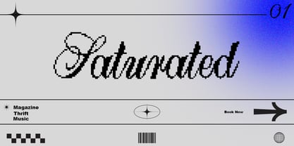 Larasati Pixelated Font Poster 7