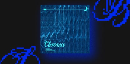 Larasati Pixelated Font Poster 2