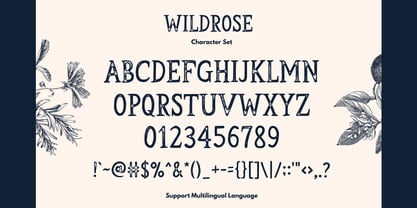 Wildrose Font Poster 5