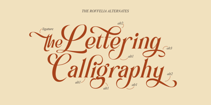 Roffelia Font Poster 9