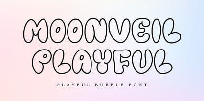 Moonveil Playful Font Poster 1