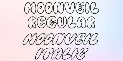 Moonveil Playful Font Poster 3