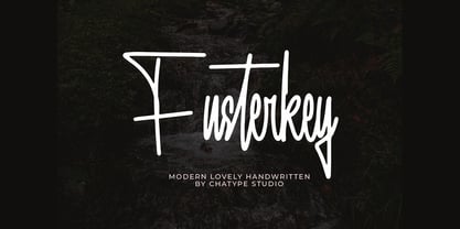 Fusterkey Font Poster 1