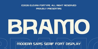 Bramo Font Poster 1