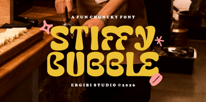 Stiffy Bubble Font Poster 1