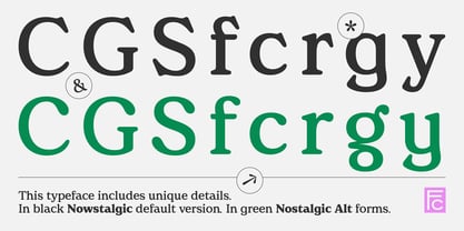Nowstalgic Font Poster 14