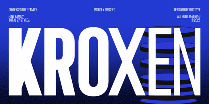 IT Kroxen Font Poster 1