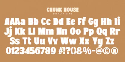 Chunk House Font Poster 6