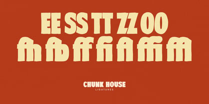 Chunk House Font Poster 7