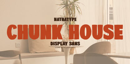 Chunk House Font Poster 1