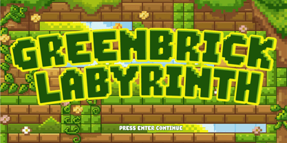 Gamebrick Font Poster 2