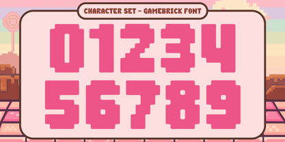 Gamebrick Font Poster 10