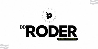 Roder Font Poster 1
