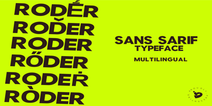 Roder Font Poster 5