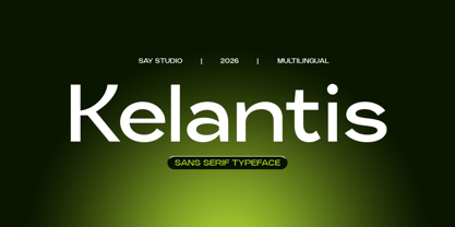 Kelantis Font Poster 1
