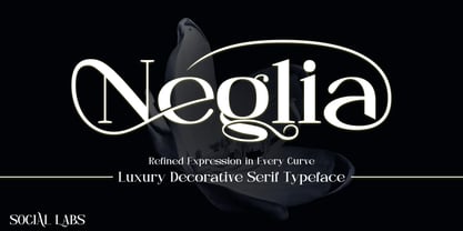 Neglia Font Poster 1