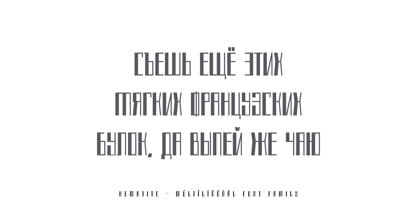 Hematite Font Poster 6