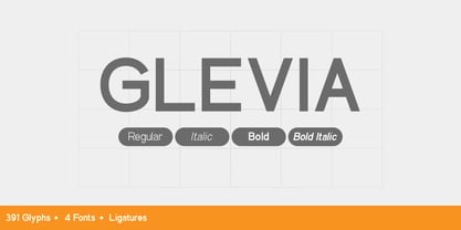 Glevia Font Poster 1