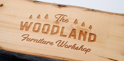 Mountain Lake Font Poster 10
