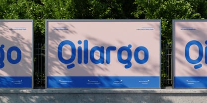 Qilargo Font Poster 9