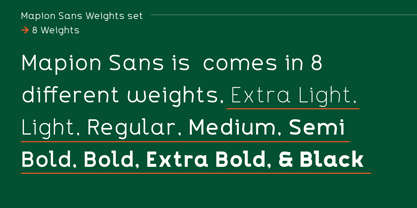 Mapion Sans Font Poster 3