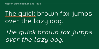 Mapion Sans Font Poster 4