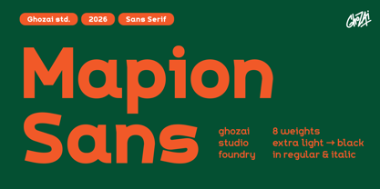 Mapion Sans Font Poster 1