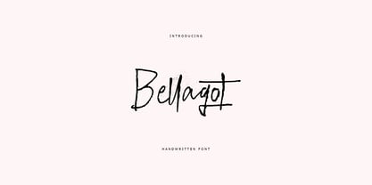 Bellagot Font Poster 1