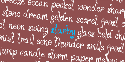 Starby Font Poster 4