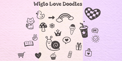 Wigly Love Font Poster 7