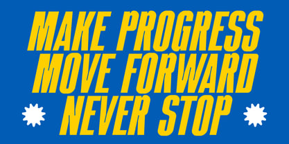Boldmark Font Poster 11