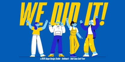 Boldmark Font Poster 9
