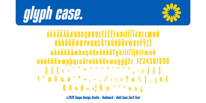 Boldmark Font Poster 5