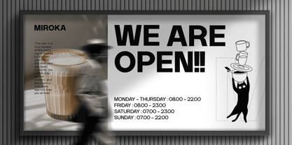 GC Neue Rumble Font Poster 11