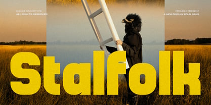 Stalfolk Font Poster 1