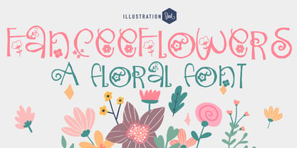 ZP Fanceeflowers Font Poster 1