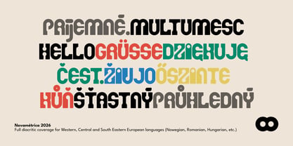 Novametrica Font Poster 6