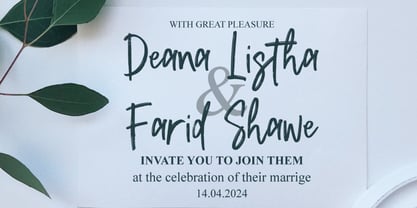 Night Shades Brush Font Poster 9