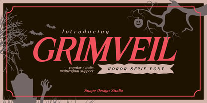 Grimveil Font Poster 1