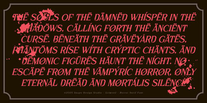 Grimveil Font Poster 6