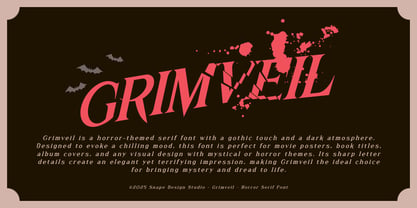 Grimveil Font Poster 2