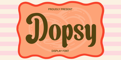 Dopsy Font Poster 1