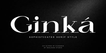 Ginka Font Poster 1