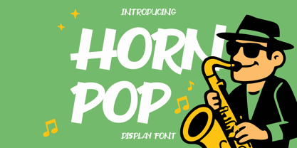 Horn Pop Font Poster 1