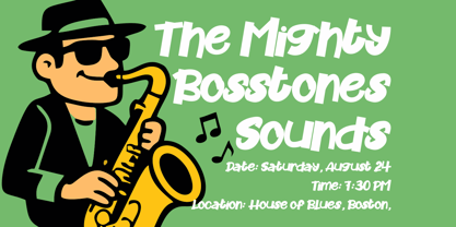 Horn Pop Font Poster 2