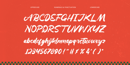 Runing Squad Font Poster 9