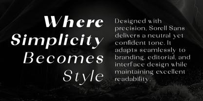Sorell Font Poster 5