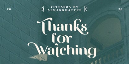Vittasoa Font Poster 15