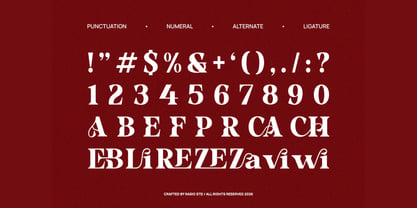 Lecaria Font Poster 3